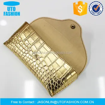 gold sunglasses case