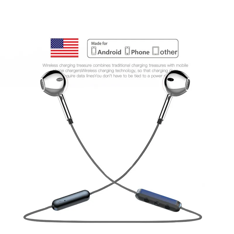 

Wireless Headset Sports Hanging Neck-style Noise Reduction True Stereo Headphones