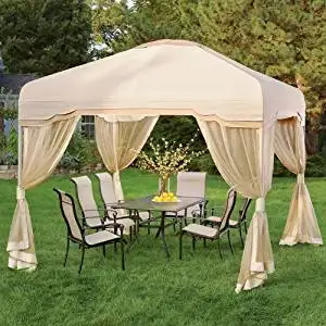 Garden Winds Cypress 10 x 10 Gazebo Replacement Canopy Top Cover