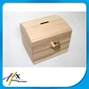 wooden money box kids birthday coins collect storage with lock