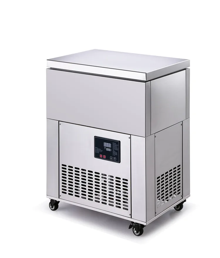 China Supply Snow Ice Block Machine Commercial Cylinder Snow Ice Block