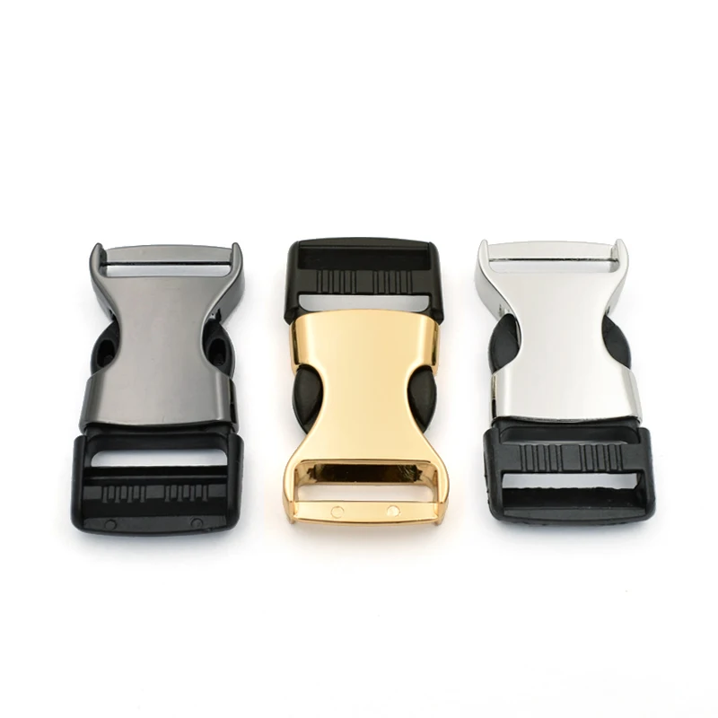 

19 mm Zinc alloy adjustable hybrid buckle metal quick side release buckle for backpack, Customized