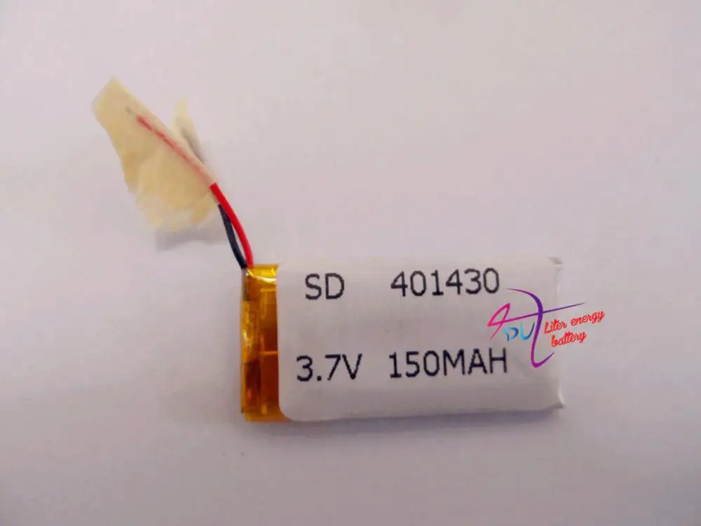 best battery brand Size 401430 3.7V 150mah Lithium polymer Battery For MP3 MP4 MP5 PSP GPS HC-TOYS Digital Products Free Shippin