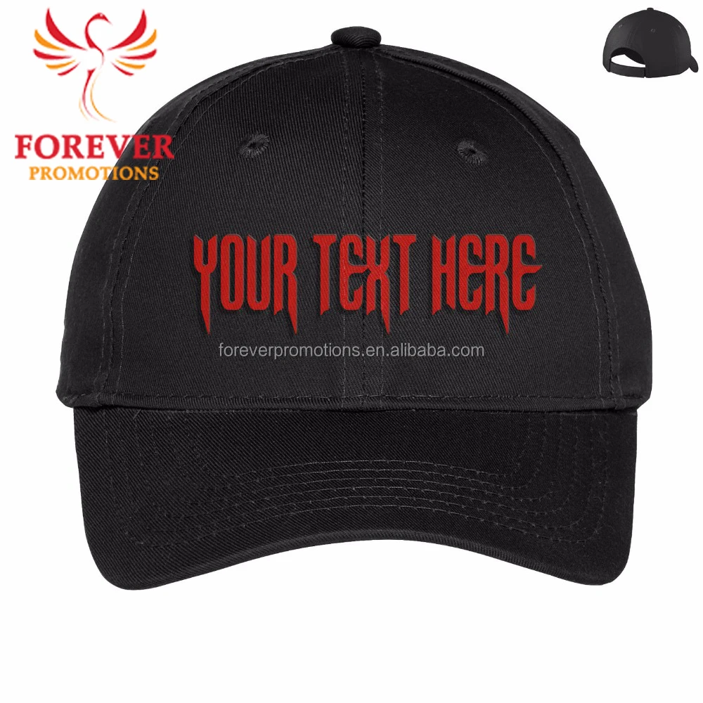 

Custom 3D Embroidery Print Cotton Acrylic Adjustable 6 Panel Custom Baseball Cap Low MOQ