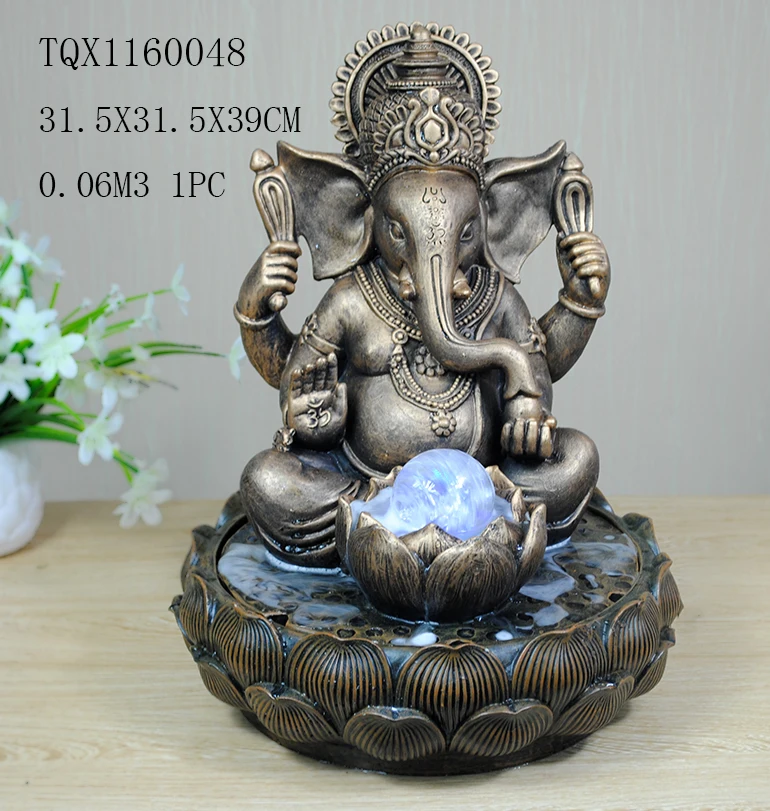 Polyresin Ganesh Fountain Hindu God Statues For Sale Buy Hindu God