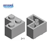 High Quality Building Blocks Spare Parts High 1+2 Corner Bricks Small Accessories Blocks Parts MOC Creator Assemble Fitting Toy