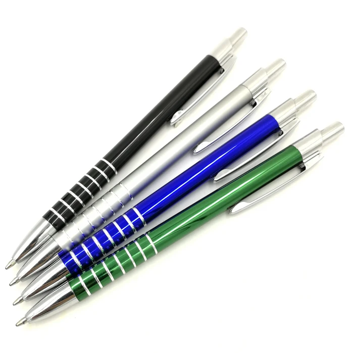 Aluminum Metallic Pen With Punch Dots