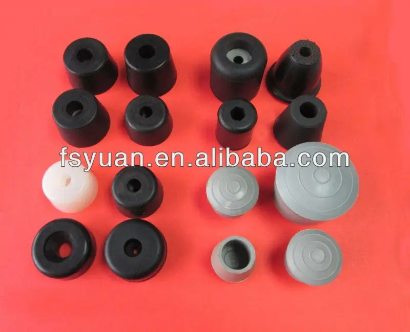 Metal Washer Rubber Feet / Audio Equipment Epdm Rubber Feet / Heavy