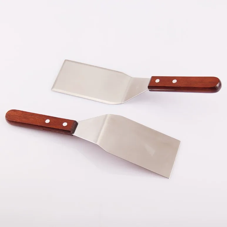 With Cutting Edge And 4inch Wide Blade,16inch Wood Handle Grill
