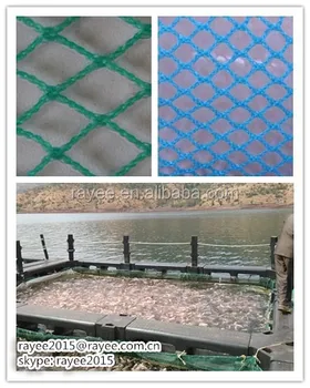 280d 12ply 2 0cm Mesh Size Knotted Farming Fish Net Cage Breeding
