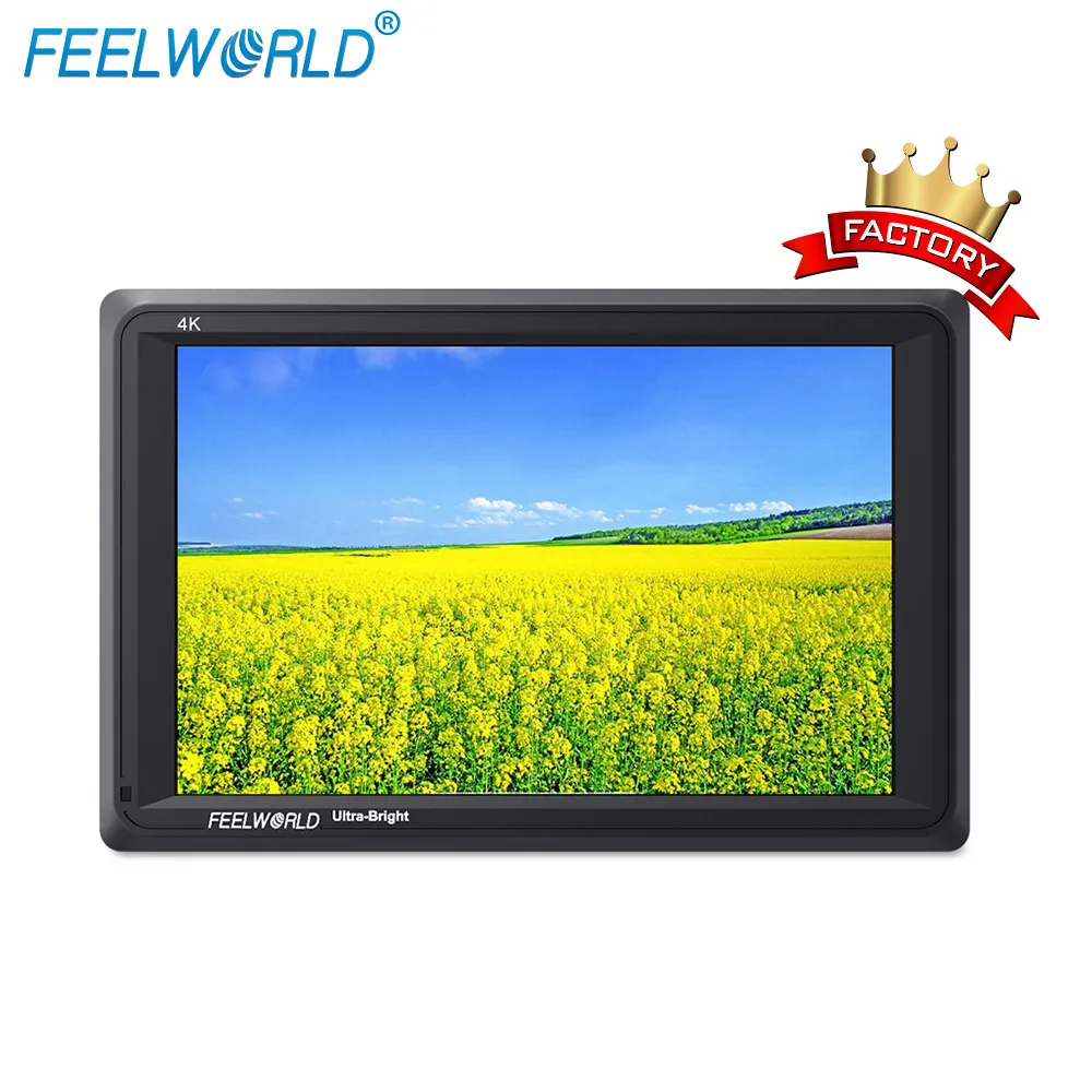 

FEELWORLD 2200nit Daylight Viewable Camera Field 7-inch hd sdi monitor with 3G-SDI 4K HDMI Input Output