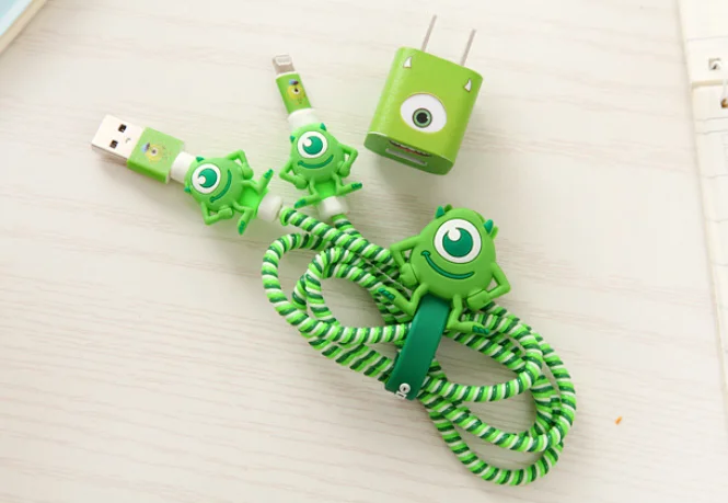 with high quality charger cute cartoon coaxial protector usb cable - ANKUX.COM