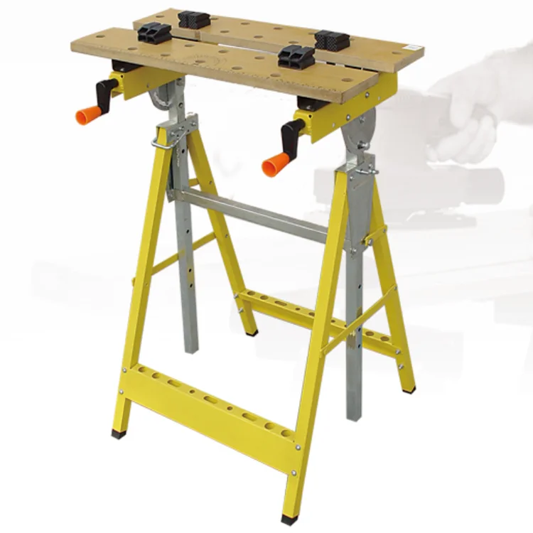 Adjustable Height Bench Mdf Board Foldable Work Bench And Vice,Portable ...