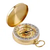 Camping Hiking Riding Sport Old Gold Glow in the Dark Military High Quality Survival Gear Bulk Brass Compass