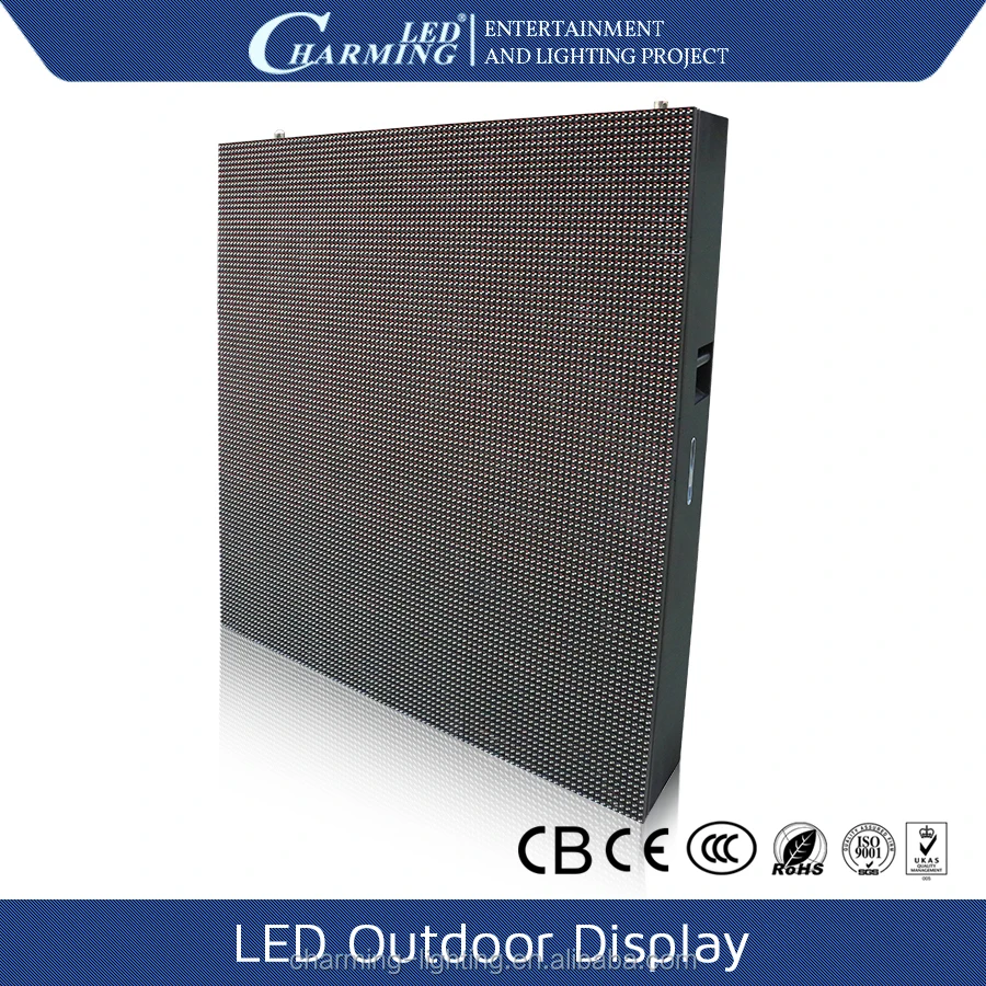 P10 outdoor full color video LED display for promotion