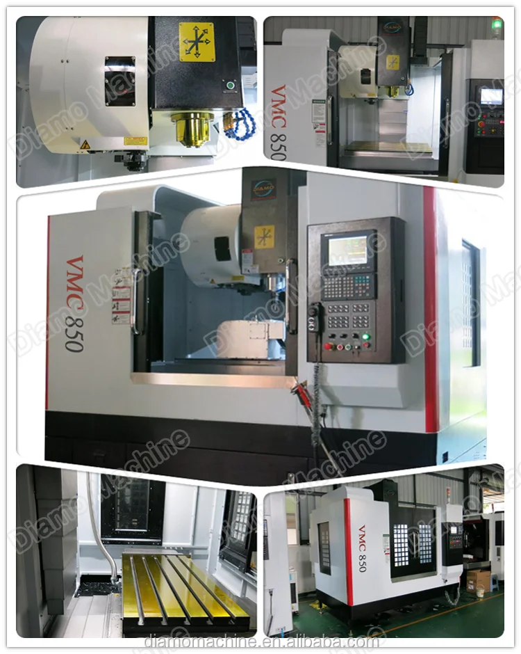 Option 5 Axis 4 Axis Cnc Milling Machine With Tool Changer Vmc850 Buy