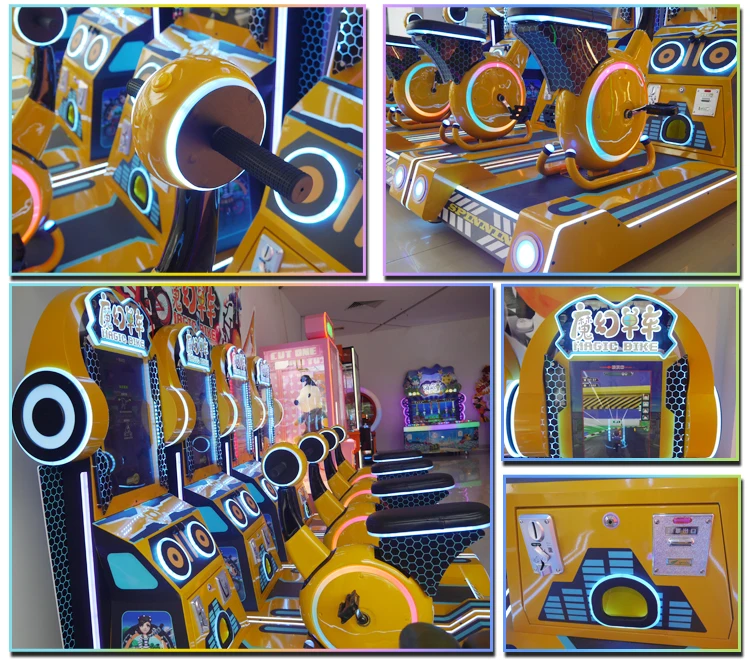 Coin Operated Simulator Magic Bicycle Bike Racing Arcade Games For Sale ...