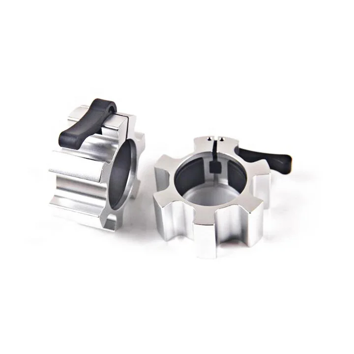 

Professional Weightlifting Clamp Locking Barbell Collar Aluminum, Multi