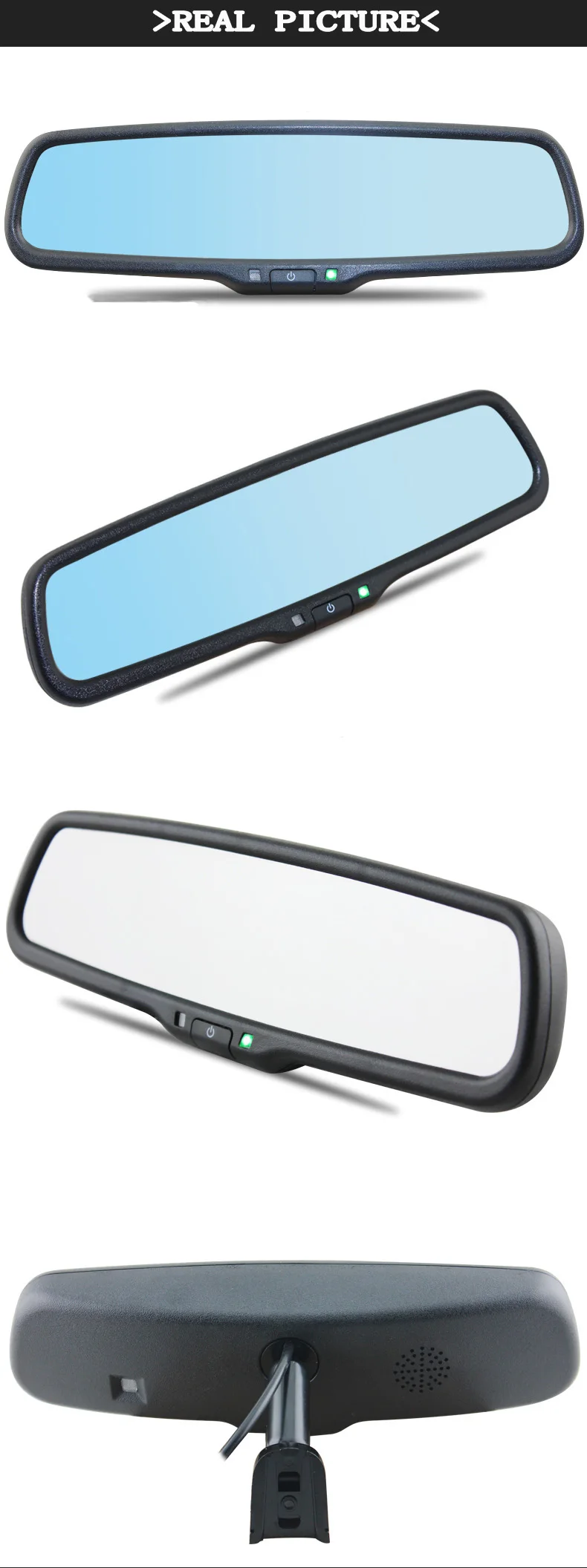 retrovisor espelho interior anti-reflexo com suporte especial para toyota honda etc estilo