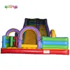 China top selling small size garden inflatable slide cartoon children's inflatable single lane slides for fun