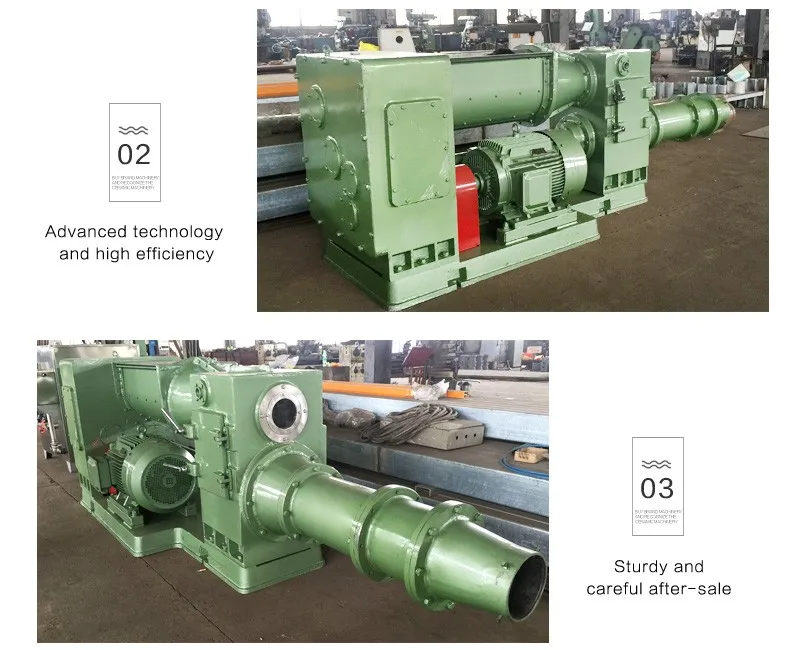 Clay Pottery Vacuum Pug Mill Vacuum Extruder Pug Mill Ceramic Raw Material Manufacturing Machine