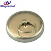 strong holding force round base ferrite pot magnet with ring