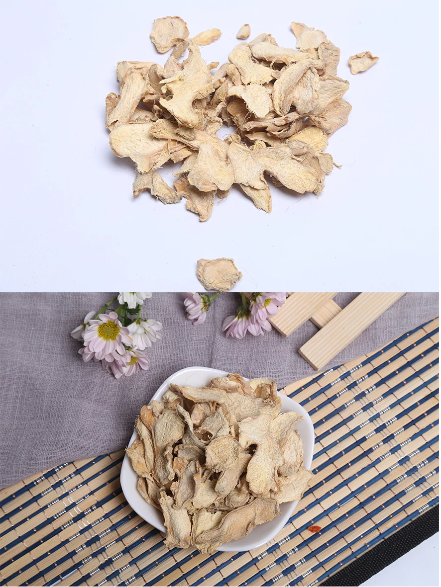 Certified Organic dried ginger slices dry ginger chips