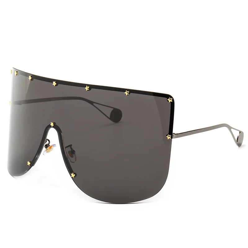 

New Arrivals Custom Big Frame Square Oversized Sunglasses Men Unisex women shades Sun Glasses motorcycle Custom sunglasses