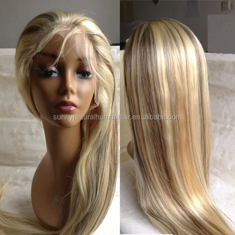 

ombre Brazilian full lace wig piano color 613 6 27 highlight blonde human hair full lace wigs with baby hair front lace wigs, N/a