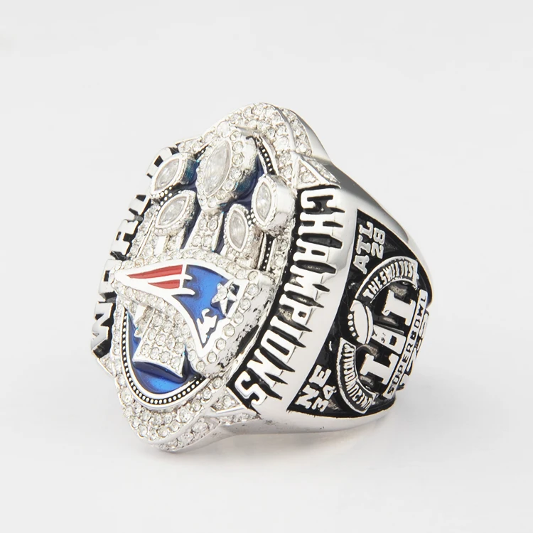 Factory direct promotions 2016 New England Patriots Zinc Alloy world Championship Ring