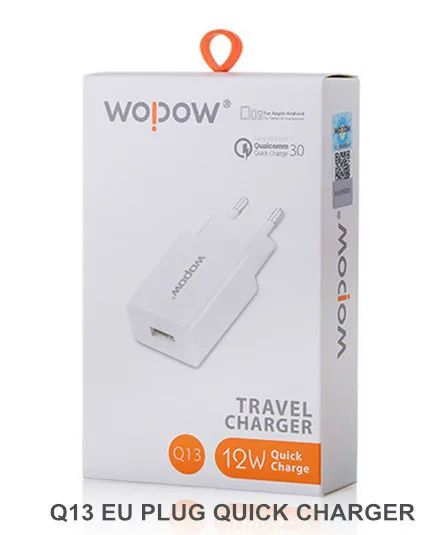 Wopow Fast Charger 2.0A 1usb With Factory Price Phone Charger