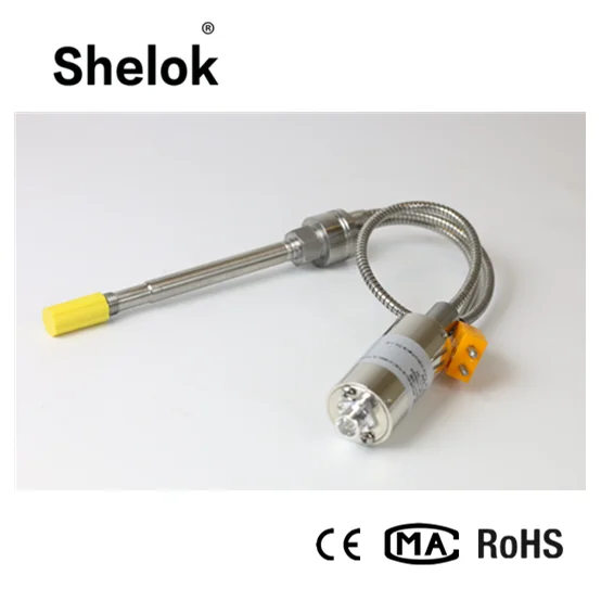 High precision strain temperature melt pressure transducer