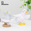 Funny handmade resin small cartoon yoga and animals sculpture artificial crafts furnishing articles for indoor decor