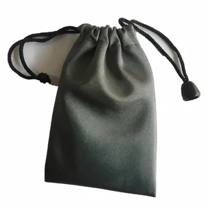 Factory Supply Fashion Premium Quality Custom Printed Small Velvet Drawstring Bag For Jewelry