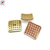 Wholesales Custom Square Metal Sewing Toggle Loop Button Alloy Shank Decorative Sewing Hollow Button