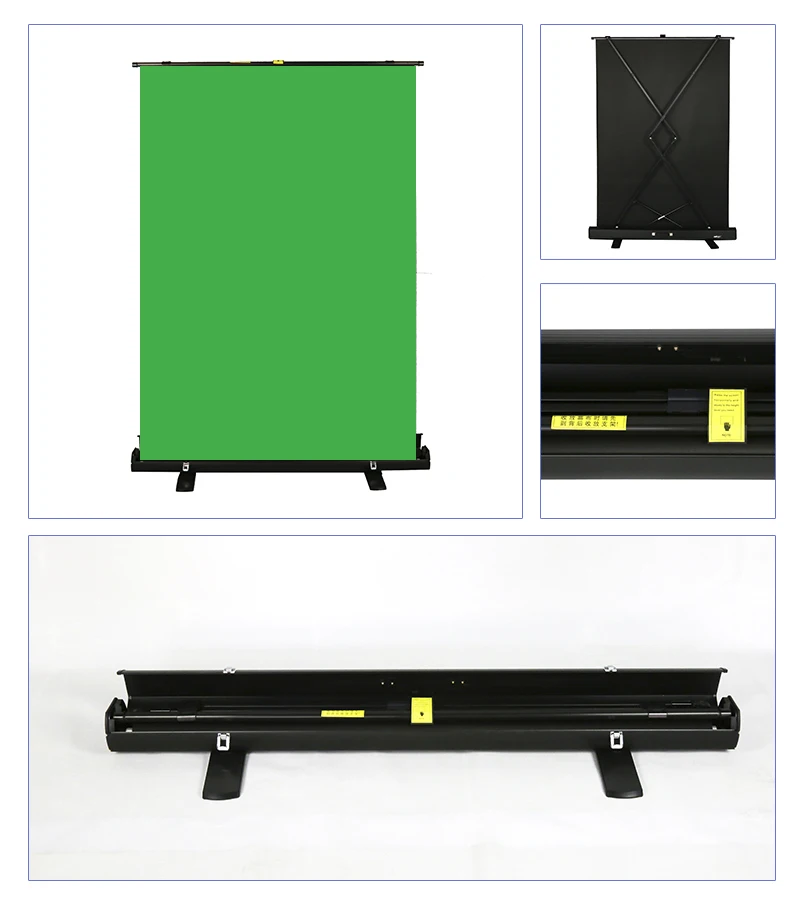 Customize Size OEM Logo Chromakey Solid Photography Studio Floor Rising Green Screen For Background