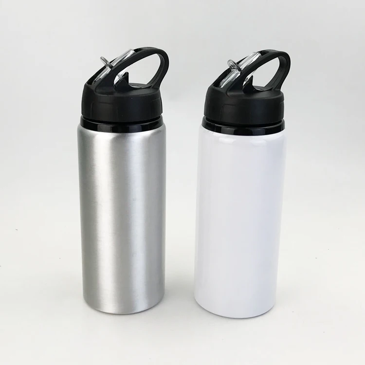 

600ml Sublimation Blank Aluminum Drinkware Types Sport Water Bottle with Suction Nozzle