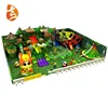 Kids forest theme exploring desire indoor playground equipment with trampoline