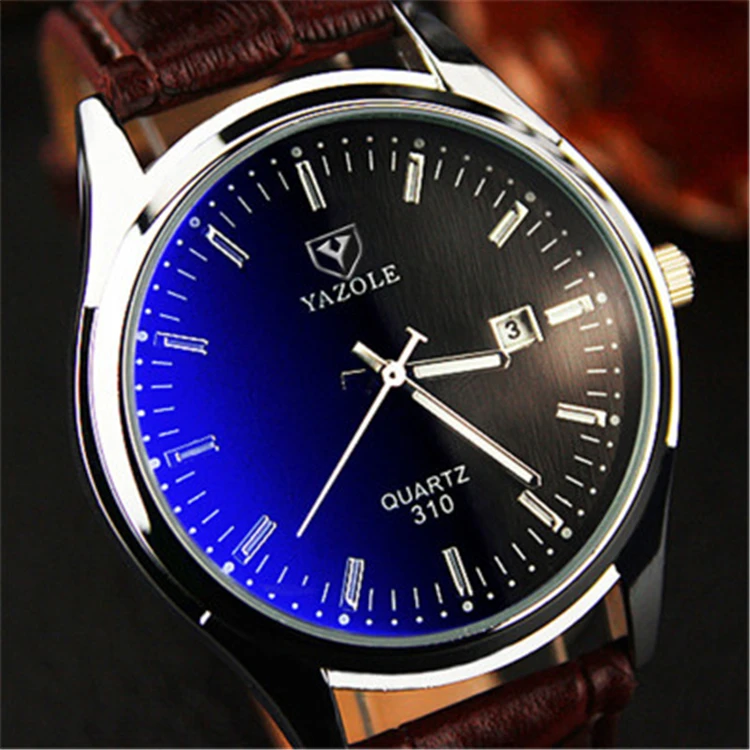 

YAZOLE 310 Business Men's Fashion Waterproof Quartz Watch Luminous Calendar Boutique Watch