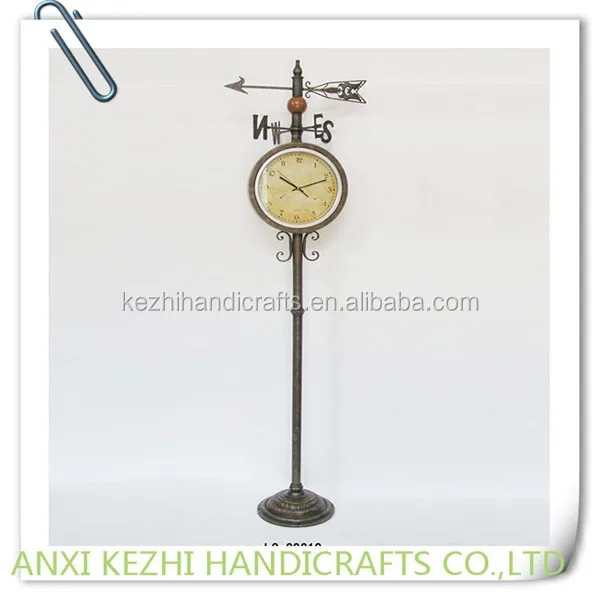 
outdoor grandfather clock with weathervane  (1320924968)