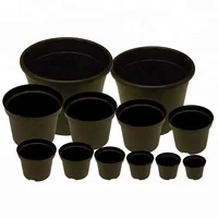 

Chinese large size decorative plastic plant pots