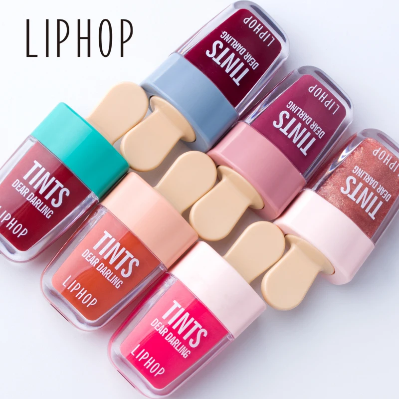 

Vivid Lip Tint Water Fruitee Lip Stain Lip Gloss Non-Stick Cup Liquid Lipstick 24H Long Lasting