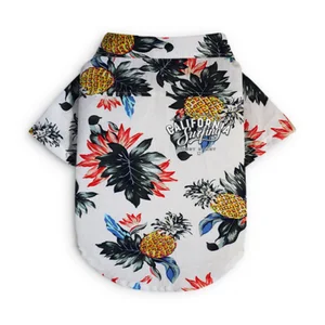 Colorful Hawaiian Dog Apparel Sundress T Shirt Pet Clothing Wholesale Dog Clothes