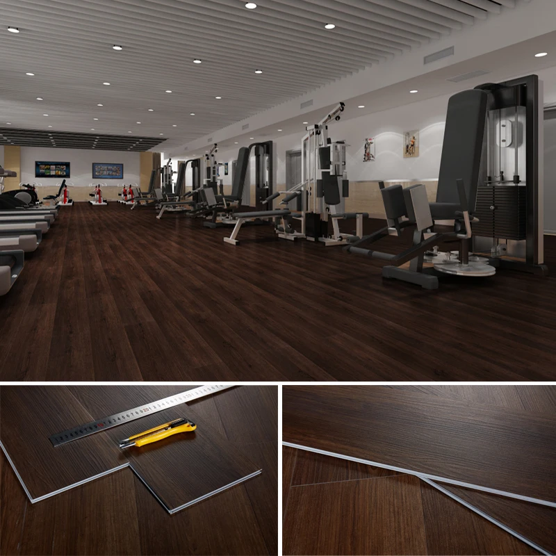 Interlocking click system Thickness3.5 to 8mm LVT SPC  WPC PVC Plastic Flooring
