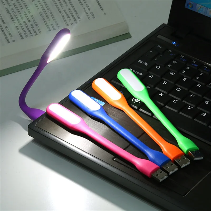 

Universal beauty LED Flexible Portable USB work Light For office Notebook Laptop Power Bank, Black, blue, green, orange, pink, purple ,yellow, white