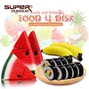 Hot selling cartoon memory disk 2.0 usb flash drive 32gb 64gb pendrive 32gb Fruit and Sushi gift toys pendrive