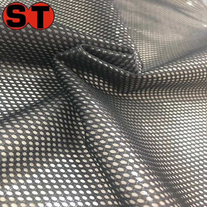 Two Layers Laminated Fabrics:mesh Fabric+transparent Pu Membrane Water ...