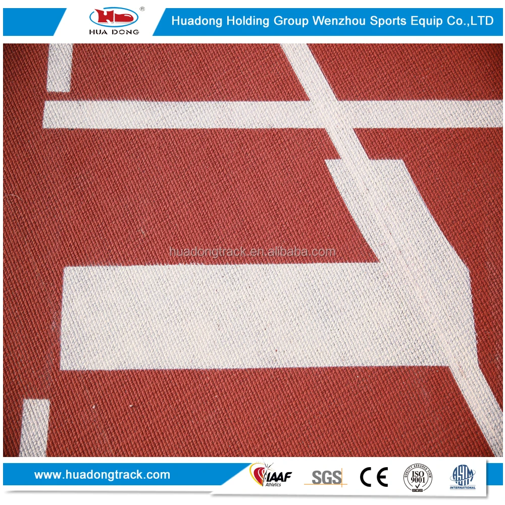 
Recycled synthetic athletic surface outdoor rubber sports flooring 