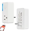 Energy usage Monitoring US smart home socket 16A remote control intelligent power switch socket with led indicator light