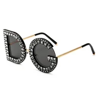 

Hot sale 2019 sunglasses fashion DG glasses with diamonds street fit oversized sunglasses